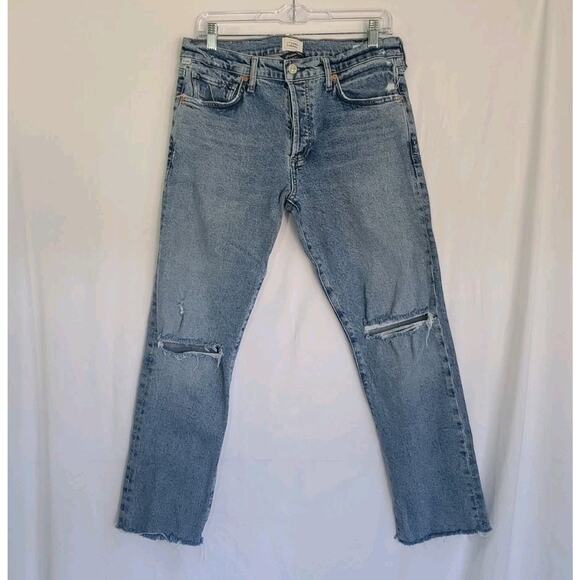Citizens of Humanity Emerson Slim Boyfriend Jeans Raw Hem 28 - Picture 1 of 5
